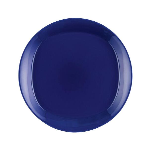 Rachael Ray Round and Square 4-Piece Salad Plate Set in Blue Raspberry