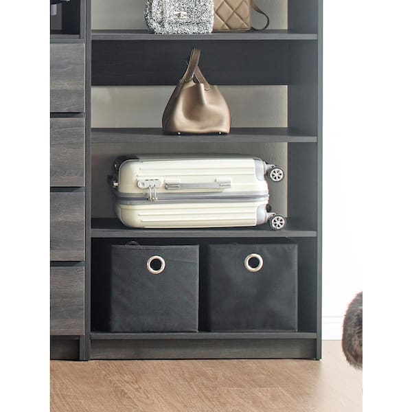 Klair Living Prosper 160 in. W Gray Tower System Freestanding