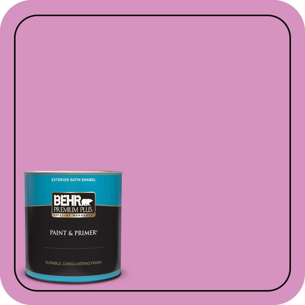 1 qt. #680B-4 Pressed Flower Satin Enamel Exterior Paint & Primer price history on PriceWatchPro