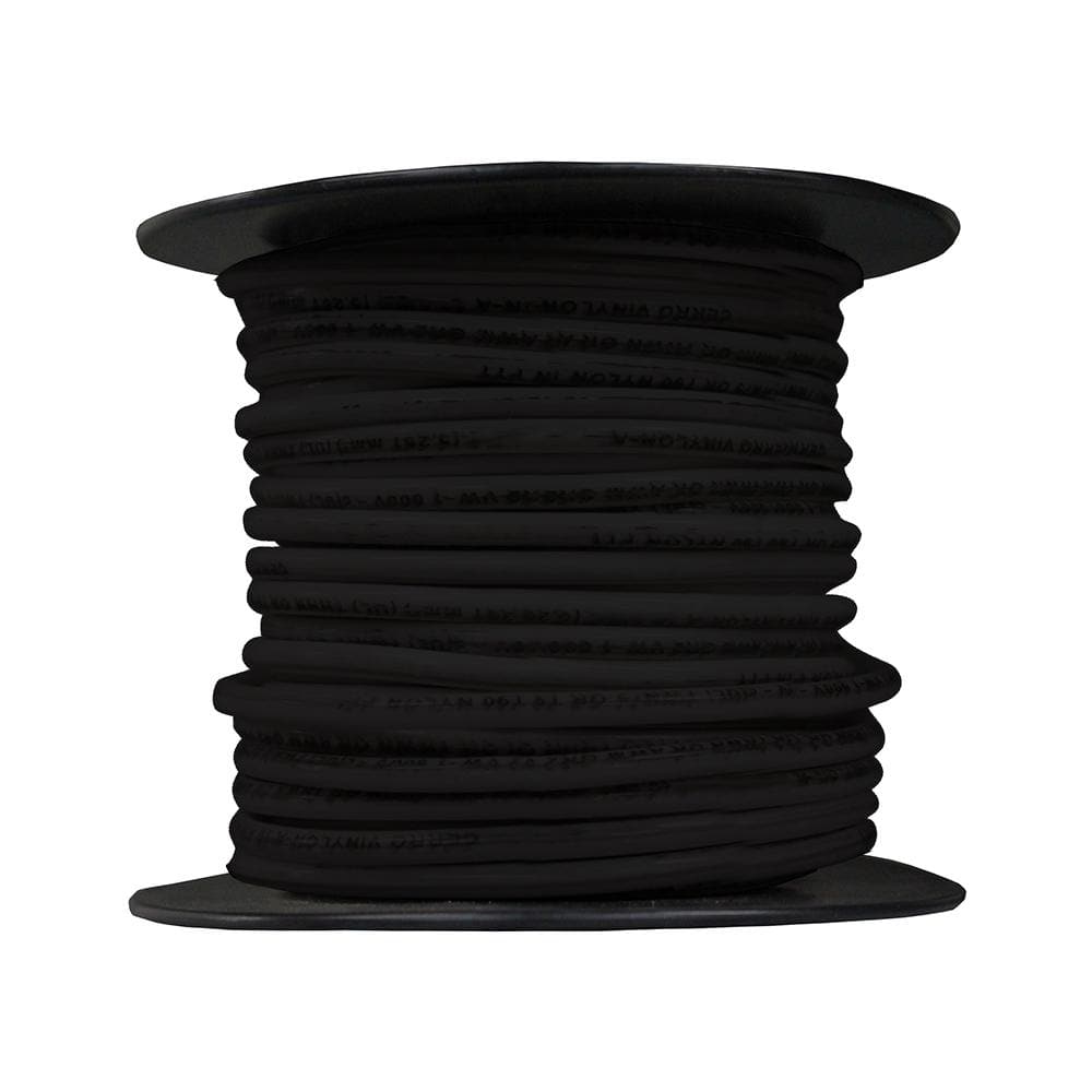 Cerrowire - 100 ft. 14 Gauge Black Solid Copper THHN Wire