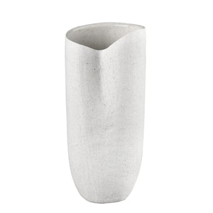 Moore Ceramic 5 in. Decorative Vase in White