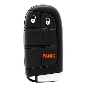 Chrysler, Dodge, and Jeep Simple Key - 3 Button Smart Key Remote with Emergency Key Insert