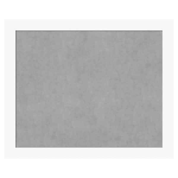 Amanti Art Basic White 45 in. x 37 in. Framed Magnetic Board
