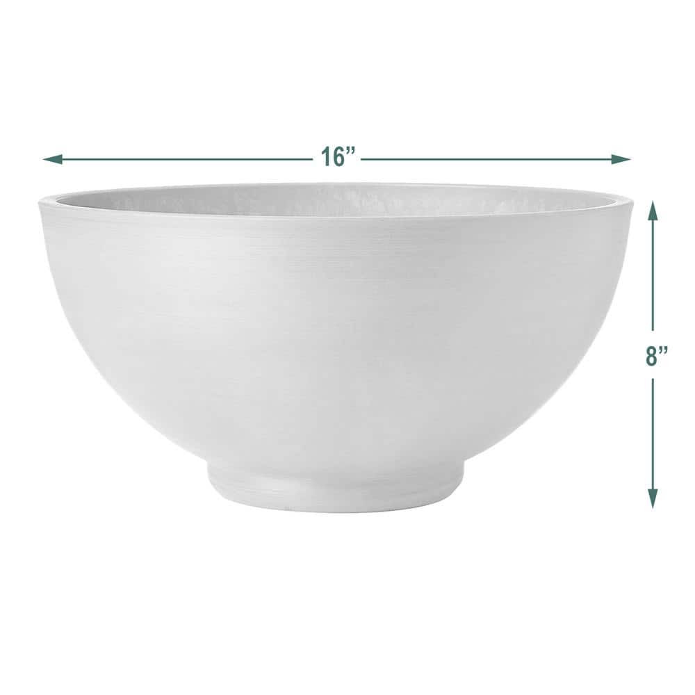 Eco-Friendly Modern Classic 3.5 Gallon Round Outdoor Planter