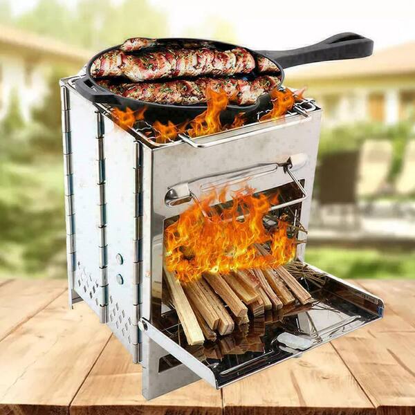 Mini BBQ Grills Patio Barbecue Charcoal Grill Stove Stainless