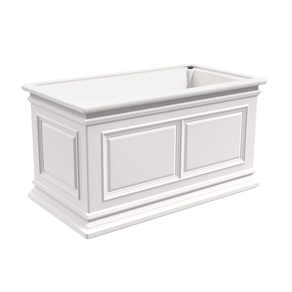 30 in. White Covington Trough