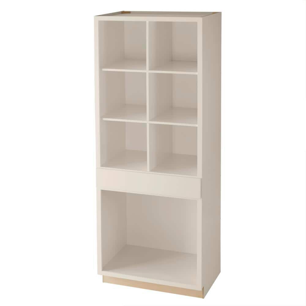 Avondale 36 in. W x 24 in. D x 96 in. H Ready to Assemble Plywood Shaker Open Pantry Kitchen Cabinet in Antique White price history on PriceWatchPro