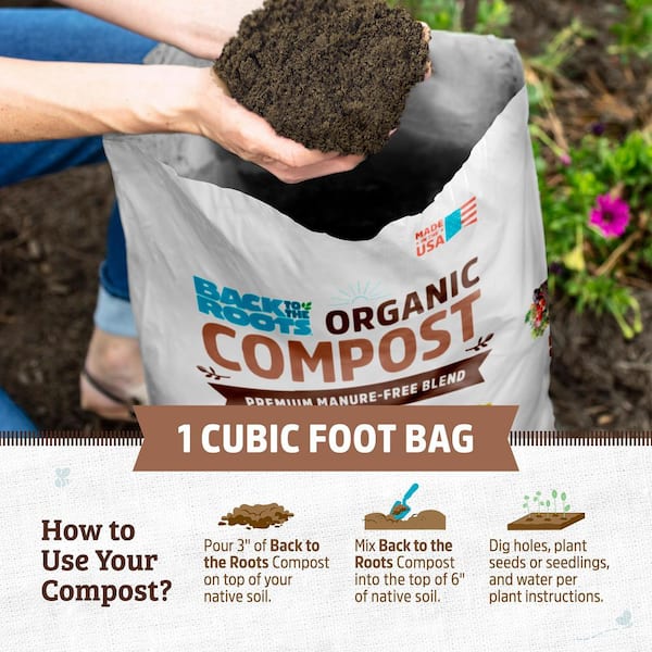 Aazon.co : Organic echanics Planting ix Copost Blend, 2 Cu Ft