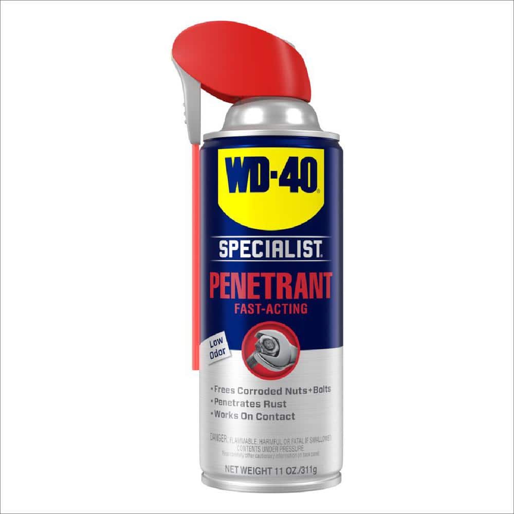 WD-40 8 oz. Original WD-40 Formula, Multi-Purpose Lubricant Spray with  Smart Straw (2-Pack) 490024 - The Home Depot