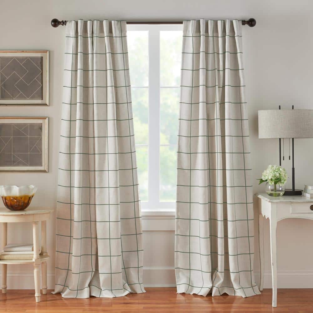 "Brighton Rod Pocket Back Tab Window Curtain Panel, Sage Green - 52""W x 95""L" price history on PriceWatchPro