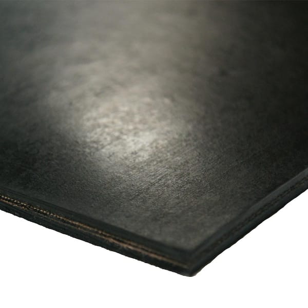 IRON COMPANY ½” Black Rubber Flooring Rolls - Heavy-Duty, USA-Made