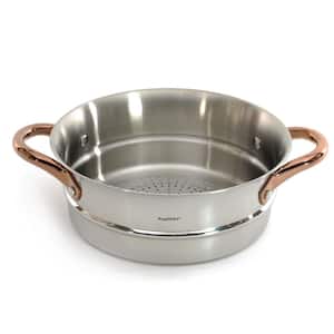 Ouro Gold 18/10 Stainless Steel 10 in. Steamer Insert with 2-Side Handles