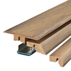 Bronze Belmont Oak 0.75 in. Thick x 2.37 in. Wide x 78.75 in. Length Laminate 4-in-1 Molding
