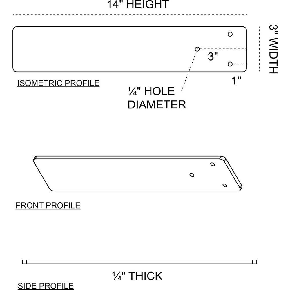 Ekena Millwork Logan Steel Bracket