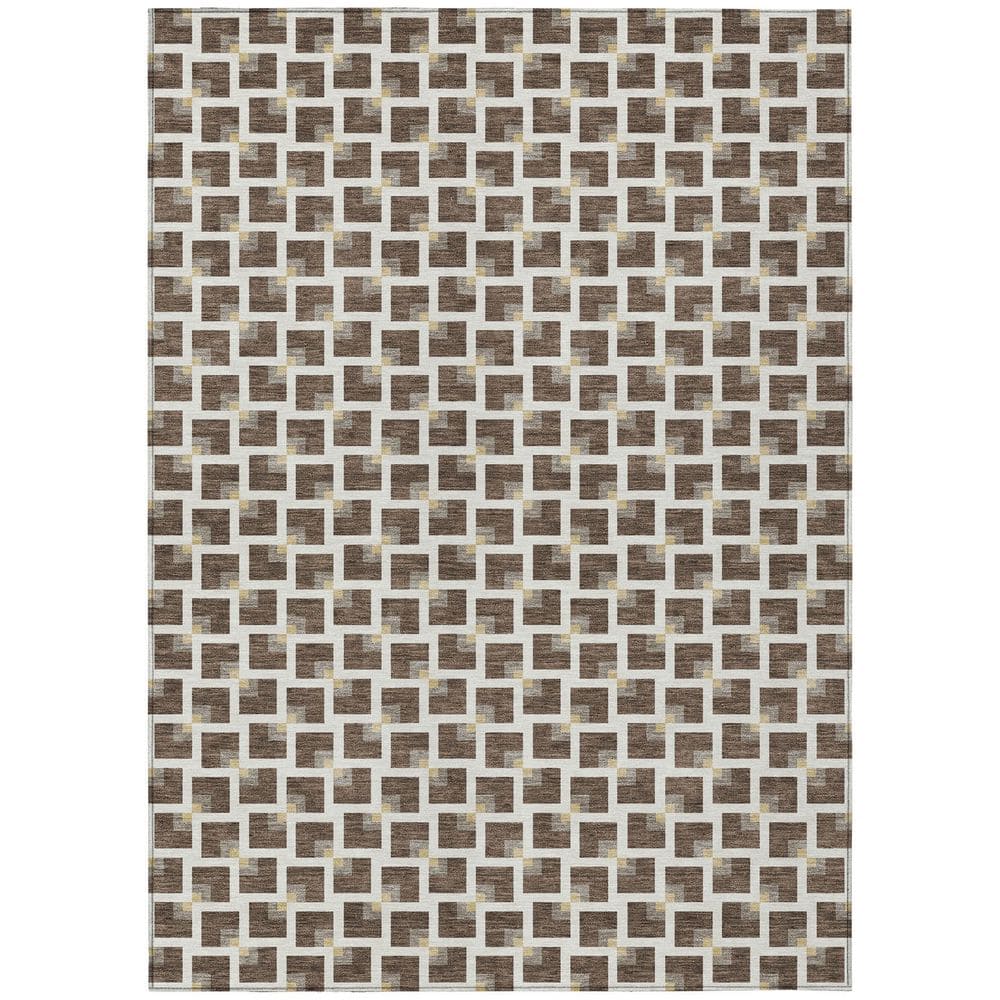 Chantille Machine Washable Indoor/Outdoor Abstract ACN2602 Coffee 10 ft. x 14 ft. Area Rug price history on PriceWatchPro
