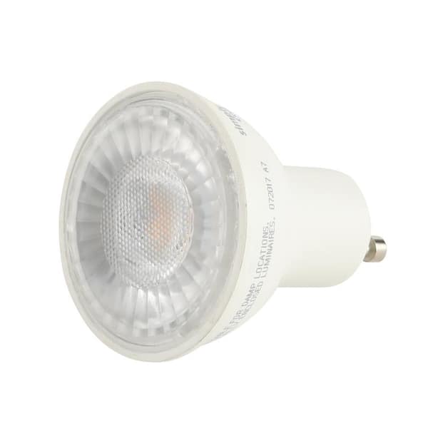 Simply Conserve 50-Watt Equivalent GU10 Dimmable 15,000-Hour LED Light Bulb Soft White (100-Pack) L07MR16GU10-27K - The Home Depot
