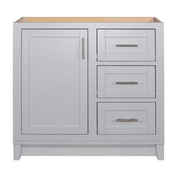 Kinghurst 36 in. W x 21 in. D x 33.5 in. H Bathroom Vanity Cabinet Only in Dove Gray Kinghurst 36 in. W x 21 in. D x 33.5 in. H Bathroom Vanity Cabinet Only in Dove Gray