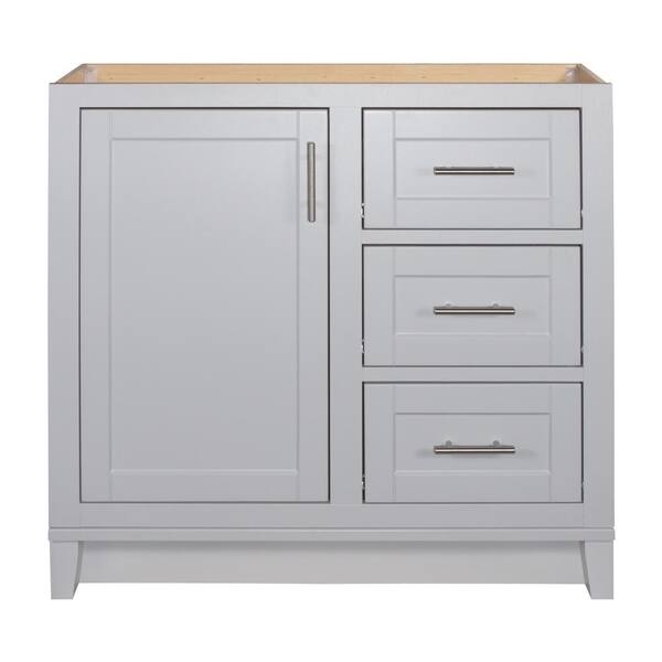 Glacier Bay Kinghurst 36 In W X 21 D 33 5 H Bathroom Vanity Cabinet Only Dove Gray Khdov36dy The Home Depot H Bathroom Vanity Cabinet Only, 36 Floating Vanity Cabinet Only