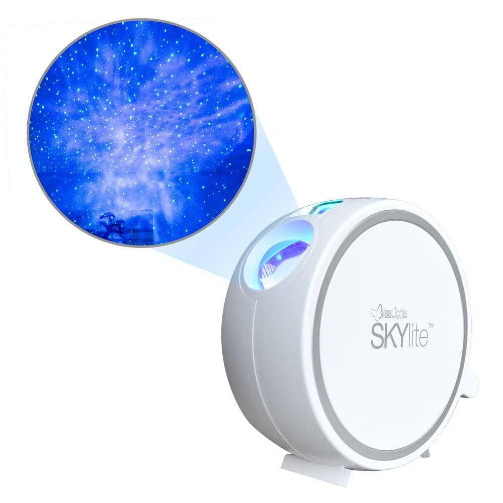 is meer dan Higgins Strak BlissLights Sky Lite Laser Projector with LED Nebula Cloud Night Light  Ambiance Indoor SKY-LITE-STN - The Home Depot