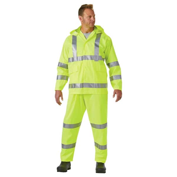 West Chester Protective Gear Men's X-Large High Visibility Yellow
