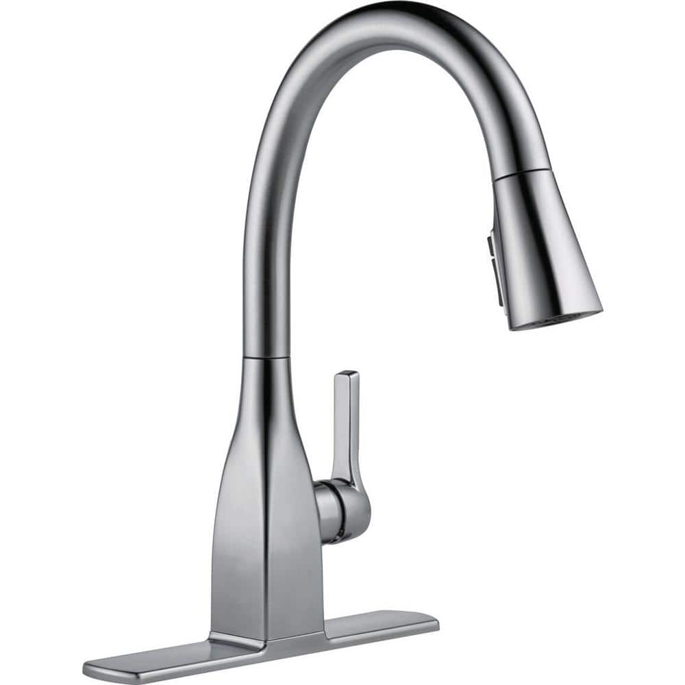 Arctic Stainless Single Handle Pull-Down Kitchen Faucet