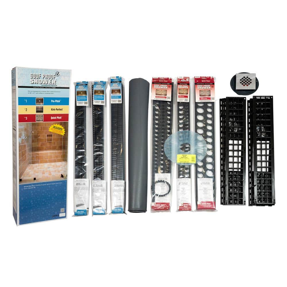 Goof Proof Shower Bath Tub to Shower Conversion Kit/Ultra with Liner