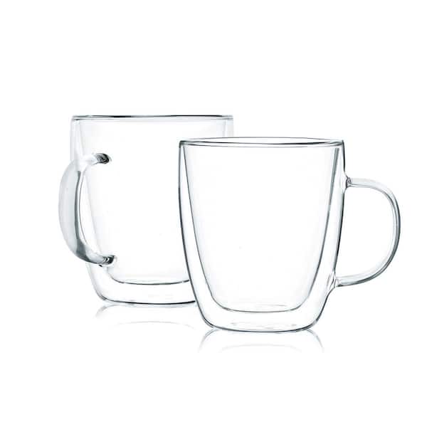 Double Wall Glass Espresso Coffee Cup Tea Mug Insulated Mugs Small Hot Cups Sets