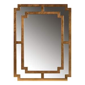 Dayana Glam 36 in. W x 48 in. H Rectangular Framed Mirror