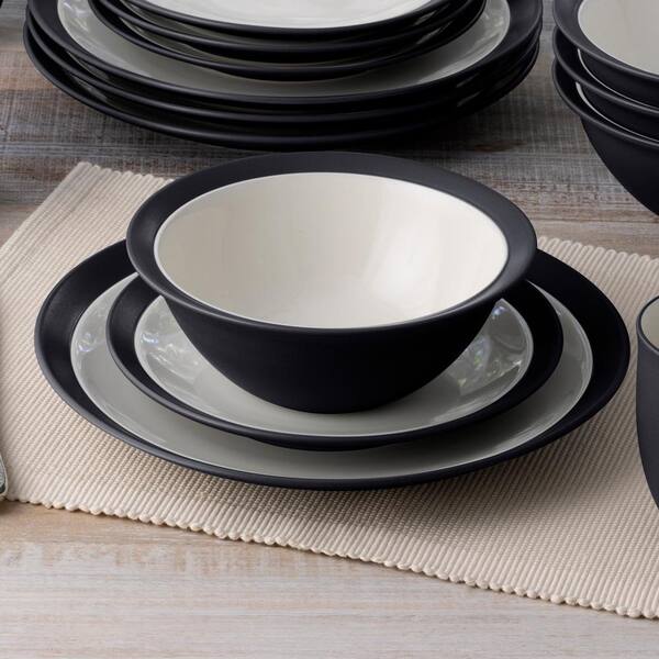 Noritake Colorwave 24-Pc. Dinnerware Set, Service for 4 - Graphite