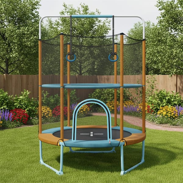 HONEY JOY Indoor/Outdoor 60 in. Mini Trampoline, 5 ft