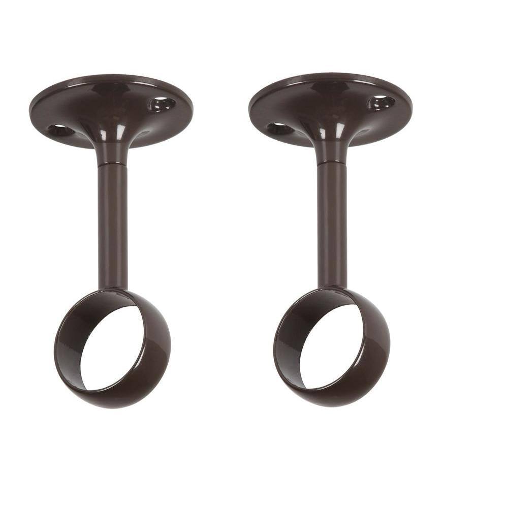 Umbra Ceiling Mount Brackets In Bronze 2 Pack 244939 213 The Home Depot