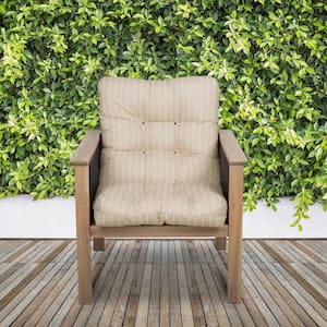BLISSWALK Outdoor Cushions Dinning Chair Cushions with back Wicker Tufted  Pillow for Patio Furniture in Apricot YZB113 - The Home Depot