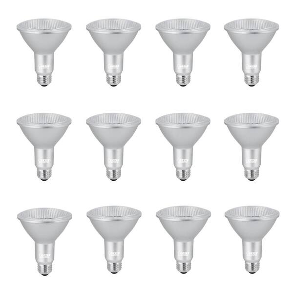 Feit Electric 75-Watt Equivalent PAR30L Dimmable LED 90+ CRI Light Bulb Warm White (12-Pack)