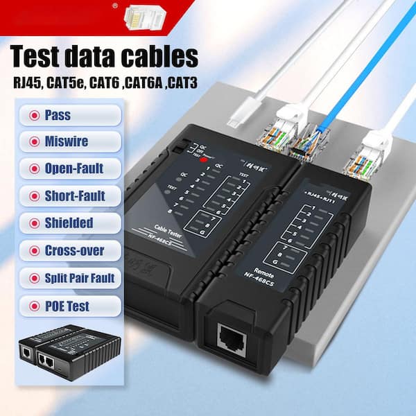 Tester Per Cavi LAN Scout Jr. 2 Ethernet Per Cavi CAT 5e, CAT 6/6A Con