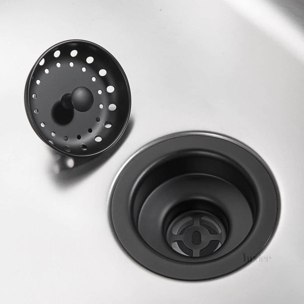 Matte Black Stainless Steel Kitchen Sink Basket Strainer