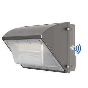 1000-Watt Equivalent Integrated LED Black Dusk to Dawn Wall Pack Light,5000K Outdoor Commercial LED Security Light