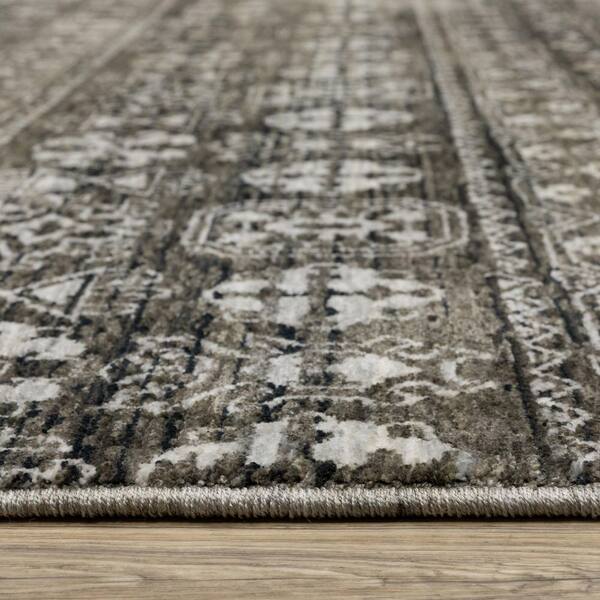 5 X 8 Blue Oriental Washable Area Rug Runner Rug