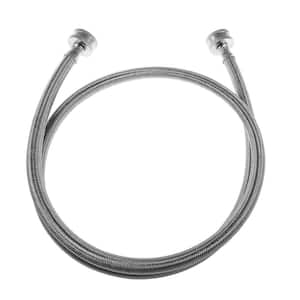 3/4 in. x 3/4 in. x 48 in. Braided Stainless Steel Washing Machine Hose