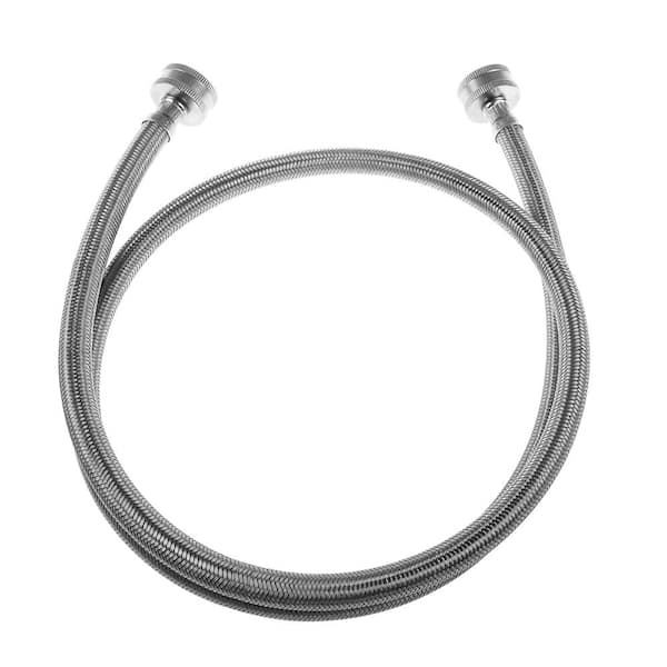 DuraPro 3/4 in. x 3/4 in. x 72 in. Braided Stainless Steel Washing Machine Fill Hose