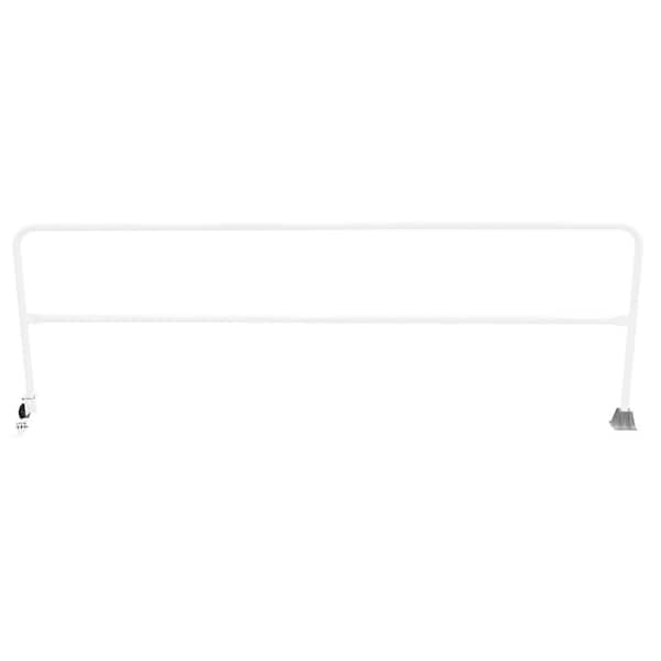 Vestil 11 ft. L White Steel Dock Safety Swing Gate