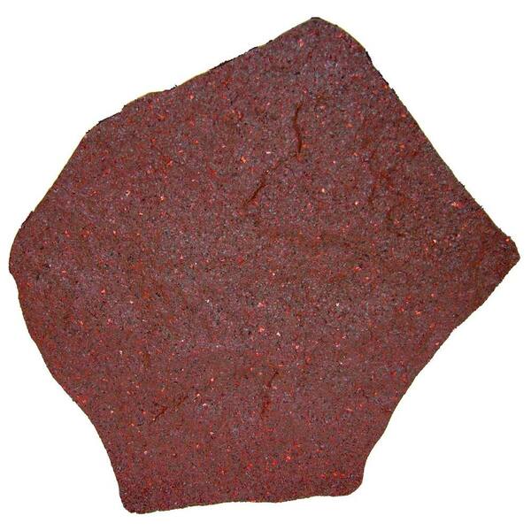 Envirotile 18 in. x 18 in. Terra Cotta Rubber Stepping Stones-DISCONTINUED