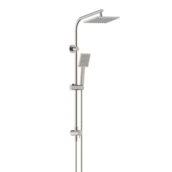 Glacier Bay 1-Spray Wall Mount Handheld Shower Head 1.8 GPM in Chrome  8466000HC - The Home Depot