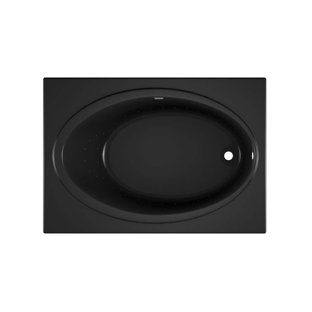 JACUZZI NOVA PURE AIR 60 in. x 42 in. Acrylic Right-Hand Drain ...