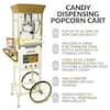 Nostalgia 600 W 8 oz. Ivory Popcorn Machine with Cart and Snack Dispenser –  Monsecta Depot