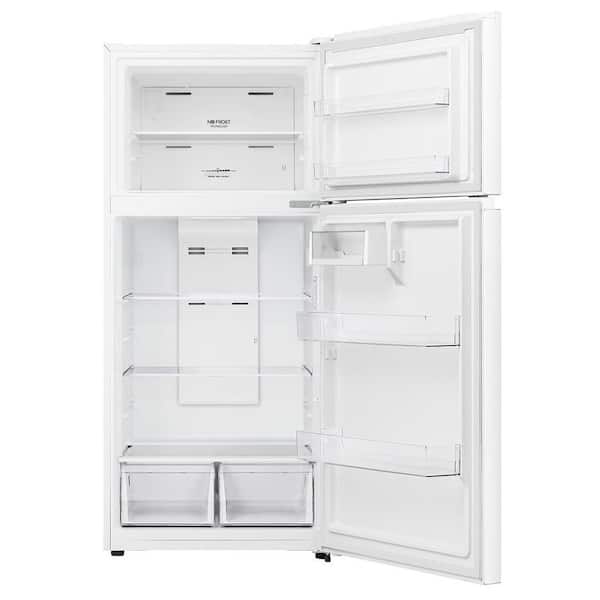 Vissani 18 cu. ft. Top Freezer Refrigerator in White with ENERGY