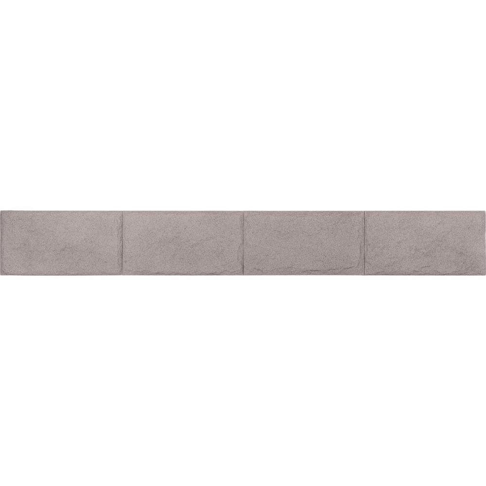 "EverStone Smooth-Face Cinder Block Faux Concrete Panel, 81 1/4""W x 9""H x 1""D, Mauve Brown" price history on PriceWatchPro