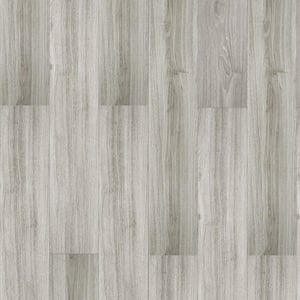 Light Grey 6x36 Water Resistant Peel and Stick Vinyl Floor Tile, Self-Adhesive Flooring(54sq.ft./case)