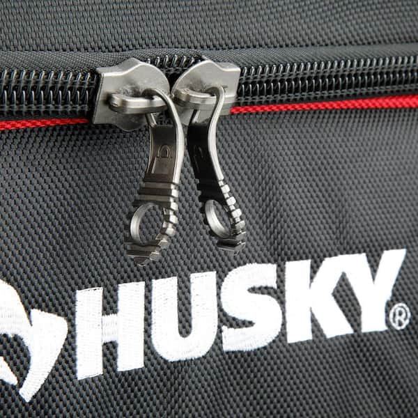 Husky Mobile Office Organizer Storage Bag 16 Inch Heavy Duty Polyester Fabric 