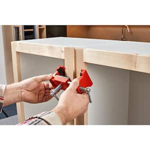4 in Capacity Cabinetry Clamp for Aligning Face Framed Box Cabinets with 1-1/4 in. Throat Depth