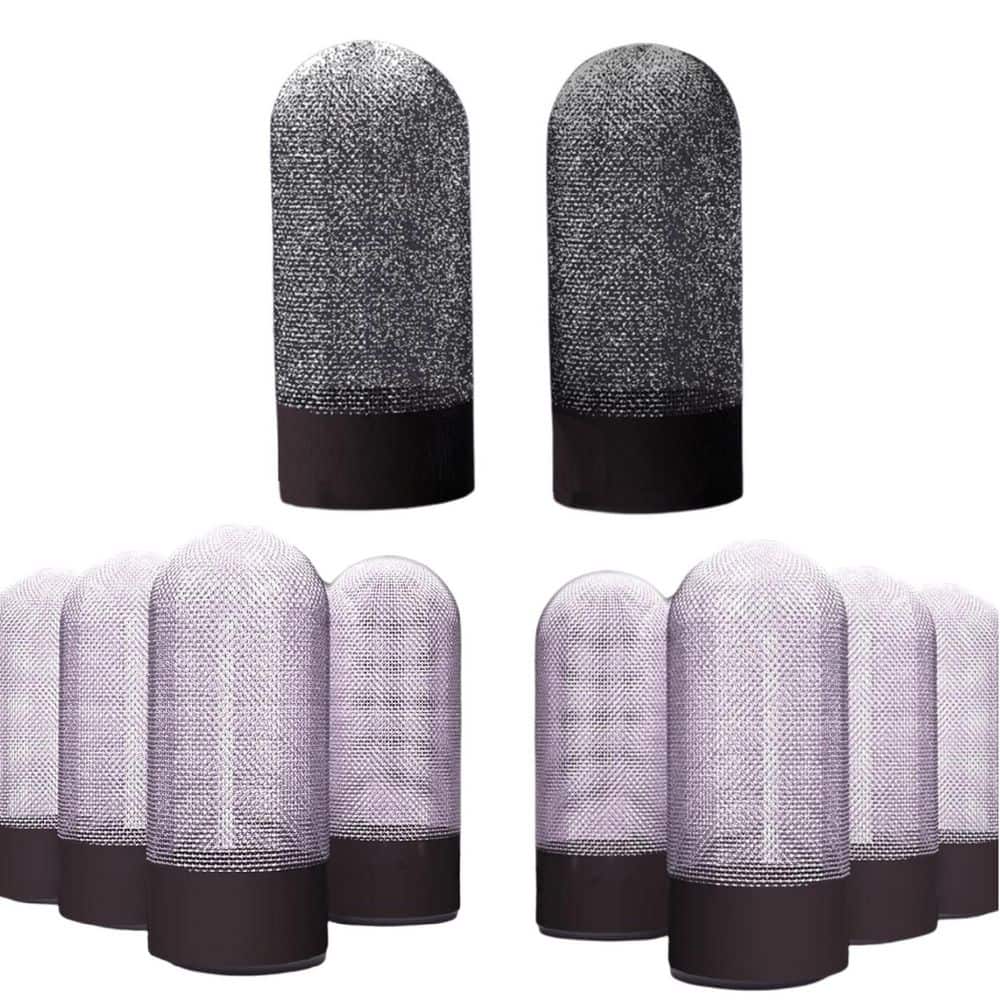 Gaming-Fingerlinge Mit Silberfasern – Atmungsaktiv, Perfekter Druck, Für Mobile Games Wie PUBG, COD Mobile